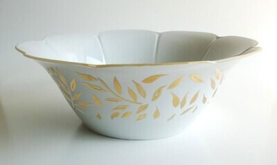 Royal Limoges Olivier Gold Salad Bowl V275-NYM20583, MPN: V275-NYM20583, 3700409921902