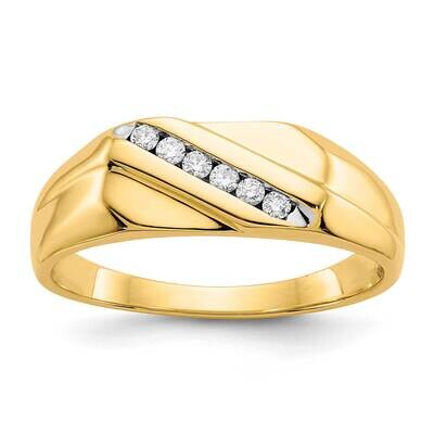 Diamond Mens Ring 14k Gold RM5816-013-YA, MPN: RM5816-013-YA, 883957386911