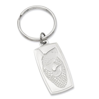 Kelly Waters Fish in Net Key Ring Rhodium-plated GP3841, MPN: GP3841, 196904089569