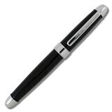 Acme Gloss Black Chrome Clip, Mid-Ring &amp; End Caps Color Test Roller Ball Pen PBLACK06R, MPN: PBLACK…