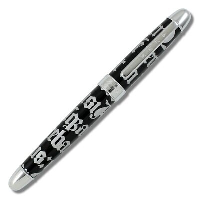 Acme Gothic Script Silver Roller Ball Pen, MPN: PRD36R