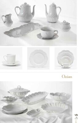 Royal Limoges Ocean White Rd Cake Platter L321-OCE00001, MPN: L321-OCE00001, 3700409920691