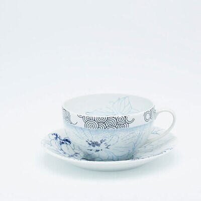 Royal Limoges Reve Bleu Breakfast Cup R400-COU20660, MPN: R400-COU20660, 3700409918520