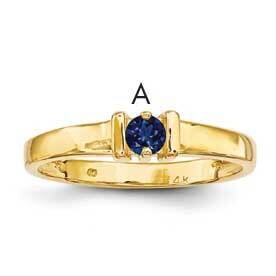 1-Stone Mothers Ring Mounting 14k Polished Gold XMR6/1-7, MPN: XMR6_1--6, 191101539053