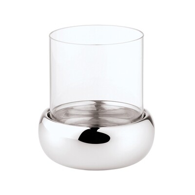 Sambonet home decor sphera candle holder 2 pieces 4 3/4 inch diameter - 18/10 stainless steel, MPN:…