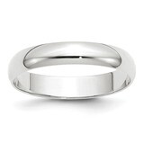 4mm Lightweight Half Round Band 10k White Gold WHRL040 Engravable, MPN: WHRL040, 886774469478