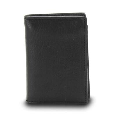 Black Steer Hide L-Shape Bifold Wallet GM23257, MPN: GM23257,