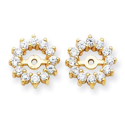 Earring Jacket 14k Gold VS Quality Diamond XJ2VS, MPN: XJ2VS, 883957336718