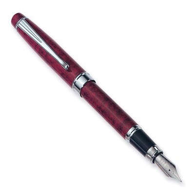 Charles Hubert Red Marbleized Fountain Pen GL3233, MPN: GL3233, 811233014760