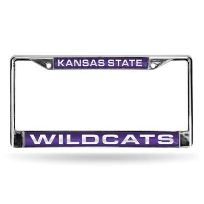Collegiate Kansas State Purple Laser Chrome Car License Plate Frame GC6973, MPN: GC6973, 94746403904