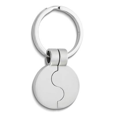 Silver-tone Interlocking Circle Key Ring GM25308, MPN: GM25308, 788089099862