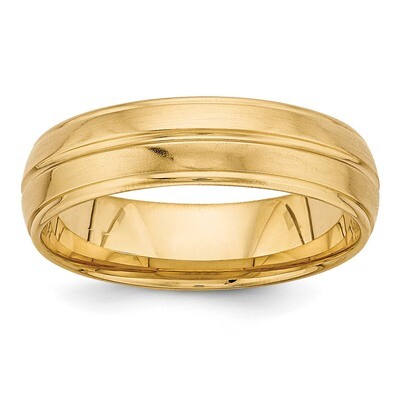 Yellow Gold Heavy Comfort Fit Fancy Band 14k Gold YB117, MPN: YB117, 886774523606
