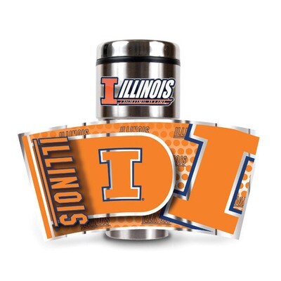 University of Illinois 360 Metallic Wrap 16oz Stainless Tumbler GC3836, MPN: GC3836, 89006381122
