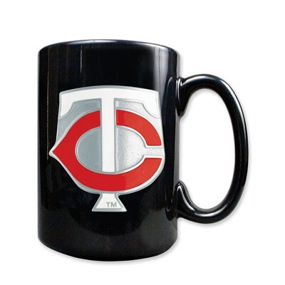 Minnesota Twins 15oz Black Ceramic Mug GC795, MPN: GC795, 89006604986