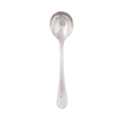 Sambonet ruban croise bouillon spoon 6 1/4 inch - 18/10 stainless steel, MPN: 52523-02, 790955899841