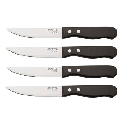 Hampton Forge Garrison 4 Piece Jumbo Steak Knife Set HMC01A505S, MPN: HMC01A505S, 733652125974