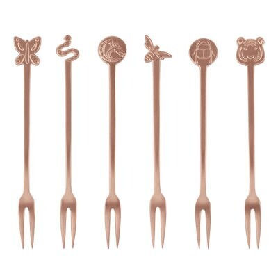 Sambonet Party Fashion Party Forks 6 Piece Giftboxed 52649R52, MPN: 52649R52, 790955000000