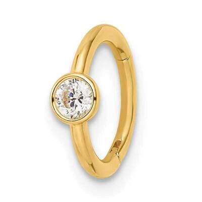Cartilage Ring 14k Gold CZ Diamond BD200, MPN: BD200,