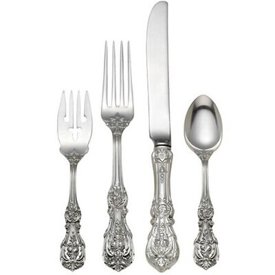 Reed and Barton Francis Flatware 4 Piece Place Setting Dnner Size 5400898, MPN: 5400898, 7350920140…