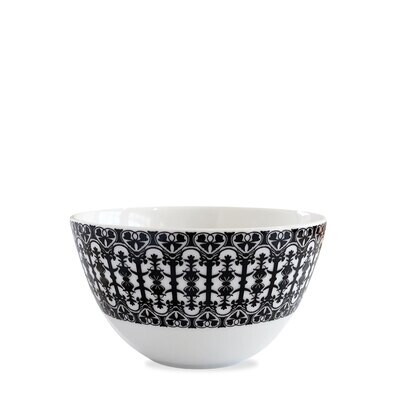 Caskata Casablanca Tall Cereal Bowl Black CBWLM-160, MPN: CBWLM-160, 816666029756