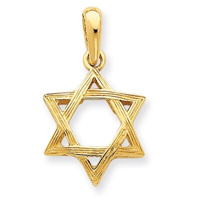 Star of David Pendant 14k Gold K531, MPN: K531, 883957901886