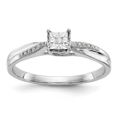 Complete Diamond Engagement Ring 10k White Gold RM3143E-008-WAA, MPN: RM3143E-008-WAA, 191101400094