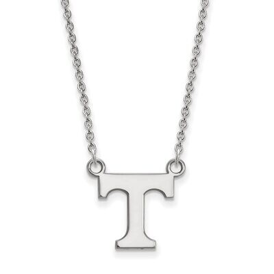 University of Tennessee Small Pendant with Chain Necklace 10k White Gold 1W015UTN-18, MPN: 1W015UTN…