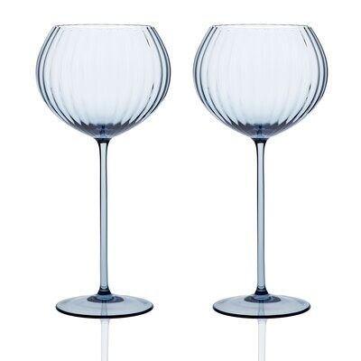 Caskata Quinn Optic Red Wine Glasses Set of 2 Ocean GL-ORWIN-400, MPN: GL-ORWIN-400, 817325010115