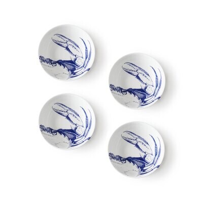 Caskata Crab Dipping Dish Set of 4 Blue DD-340, MPN: DD-340, 817325012539