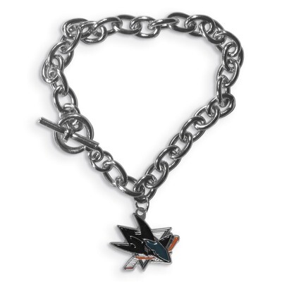 NHL San Jose Sharks Charm Chain Bracelet GC6027