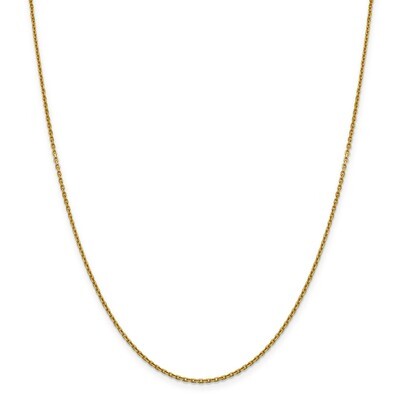 Leslie&#39;s 1.5 mm Diamond-cut Rolo Chain 18 Inch 14k Gold HB-7214-18, MPN: 7214-18, 191101847929