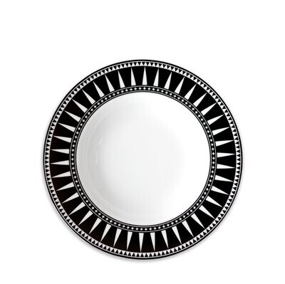 Caskata Marrakech Rimmed Soup Bowl Black SOUP-170, MPN: SOUP-170, 816666028537