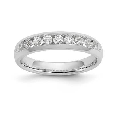 9-Stone Lab Grown Diamond Si1/Si2, G H I, Channel Band 14k White Gold RM3313B-045-10WLG, MPN: RM331…