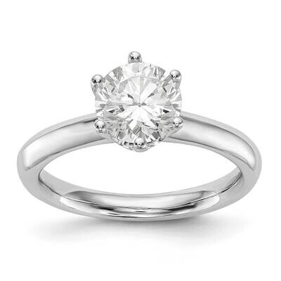 Solitaire with LJ1.00 Engagement Ring 14k White Gold RM1935E-100-W, MPN: RM1935E-100-W,