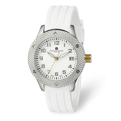 Charles Hubert Silver Dial Ladies Watch Stainless Steel XWA5496, MPN: XWA5496, 848870007541