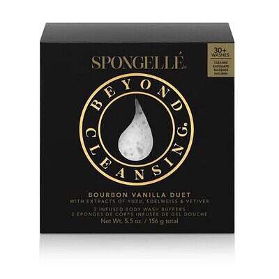 Spongelle Boxed Duo Bourbon Vanilla 30+ Uses Pack of 6 AST-M2BV