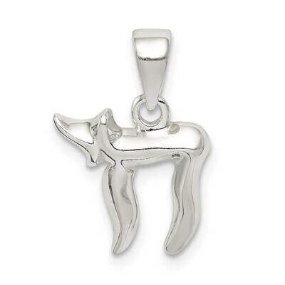 Chai symbol Sterling Silver Polished QC9451, MPN: QC9451, 886774099965