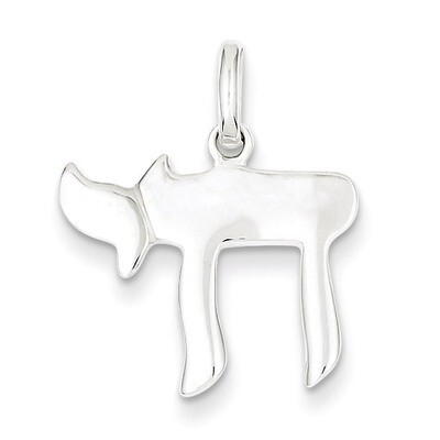 Chai (Life) Charm Sterling Silver QC3693, MPN: QC3693, 883957267654