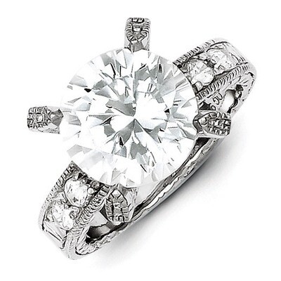 Ring Sterling Silver Diamond QR2008, MPN: QR2008, 883957185781