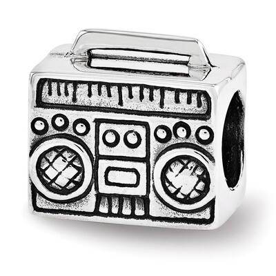 Boombox Bead - Sterling Silver QRS3515, MPN: QRS3515, 886774964577