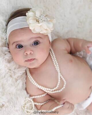 2 Pearl Baby Necklace Pearl Girls Necklace Baby Pearl Necklace Kids Necklace Toddler Pearl Necklace…