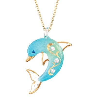 Turquoise Dolphin Necklace GM9398, MPN: GM9398, 708873026331