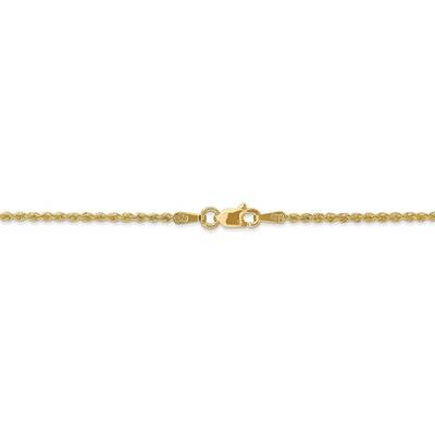 26 Inch 1.50mm Regular Rope Chain 14k Yellow Gold 012S-26, MPN: 012S-26, 886774074863