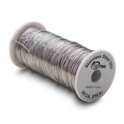 Binding Wire 304 26 Gauge 0.016 inch Diam 725 Feet Spool Stainless Steel JT5300/26, MPN: JT5300/26,…