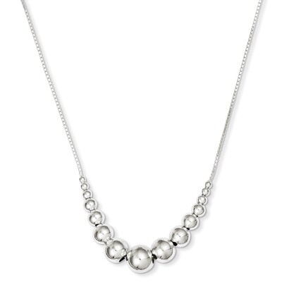 18 Inch Necklace Sterling Silver QH4965-18, MPN: QH4965-18, 883957501918