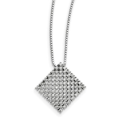 Necklace Sterling Silver CZ QMP1426-18, MPN: QMP1426-18, 191101072390