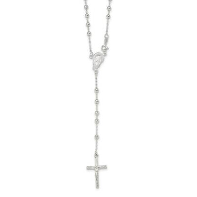 Crucifix Necklace Sterling Silver QH5126-24, MPN: QH5126-24, 196904160114