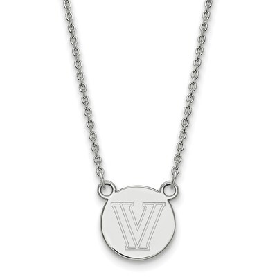 Villanova University Small Disc with Necklace Sterling Silver SS027VIL-18, MPN: SS027VIL-18, 886774…