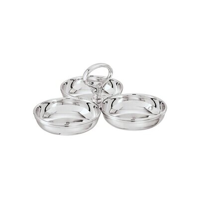 Sambonet Contour Relish Dish 3 Comp 53088-19, MPN: 53088-19, 790955906310