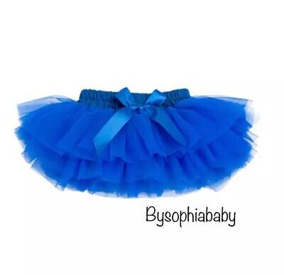 ROYAL BLUE Tutu Skirt Baby Tutu Bloomers Light Blue Tutu Skirt Blue Baby Bloomers Baby Diaper Cover…